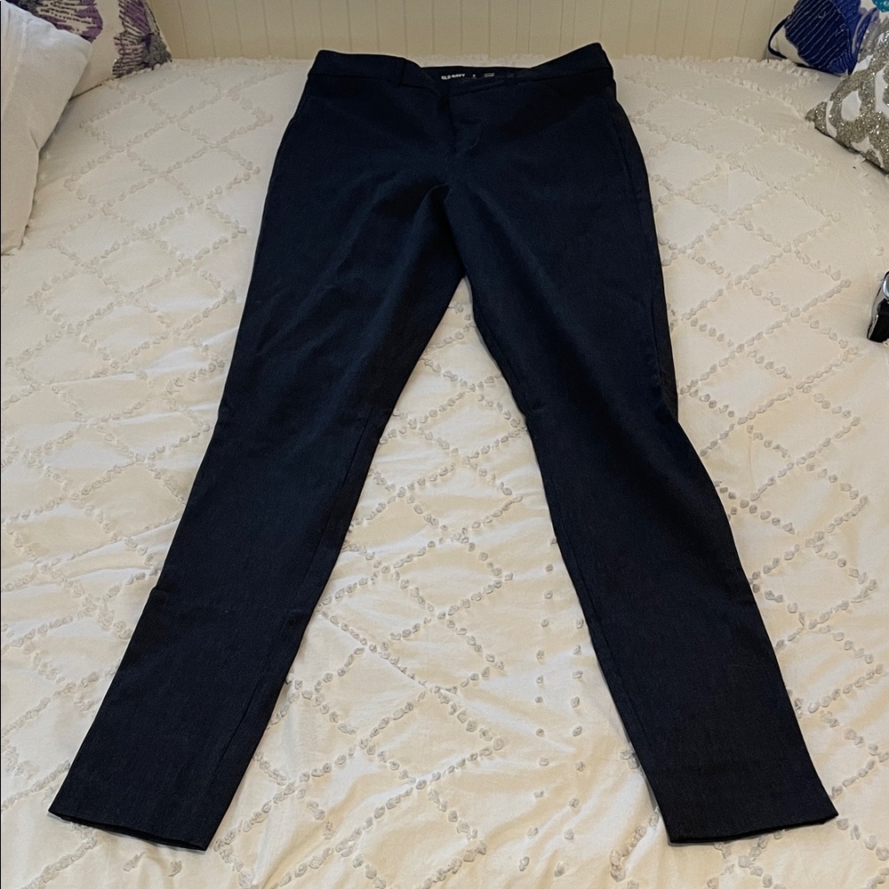 Old Navy Pixie high-rise Women's Dark Blue Pants 8 Tall